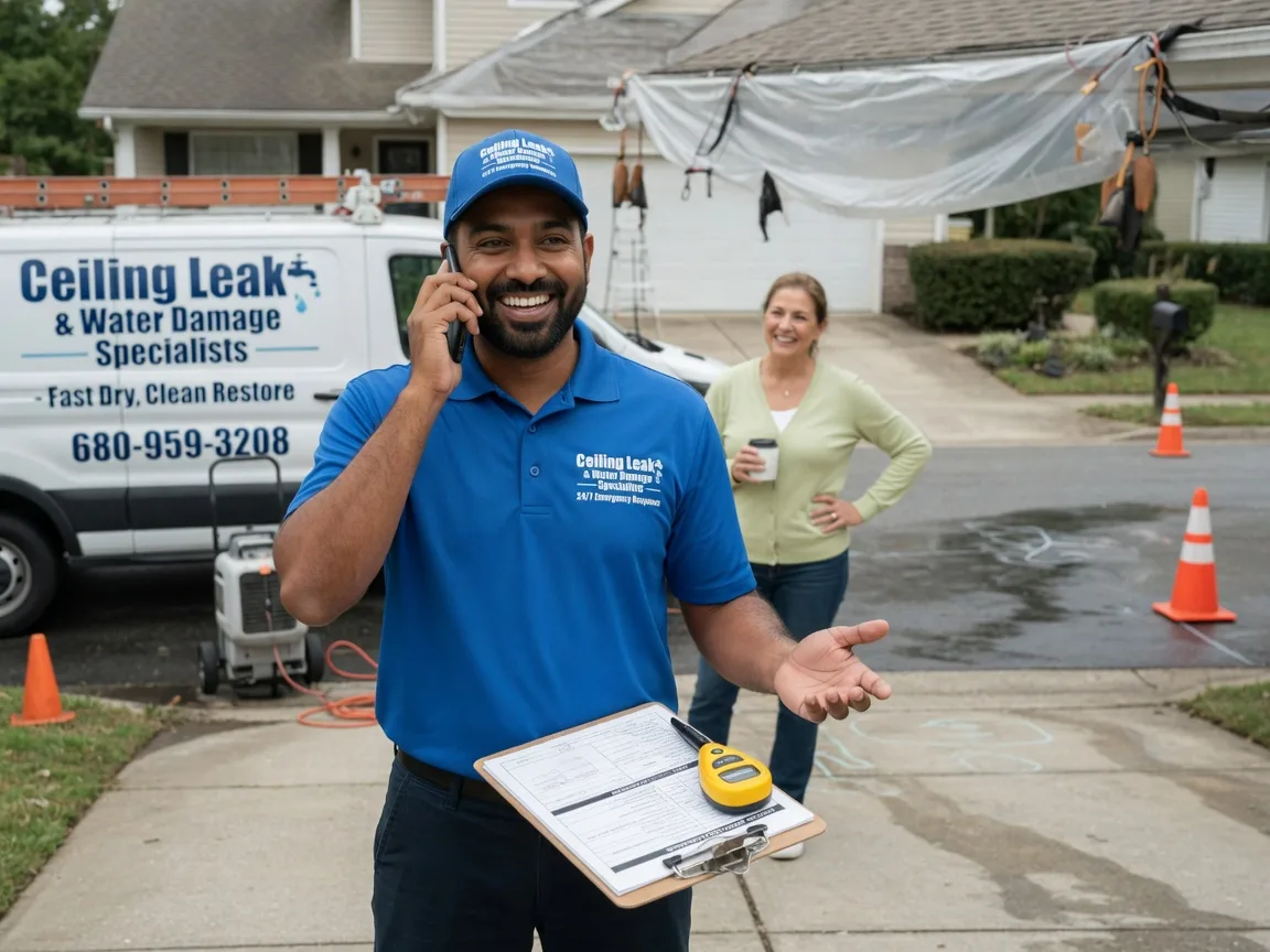Ceiling Leak Cleanup Normanna, TX FAQs